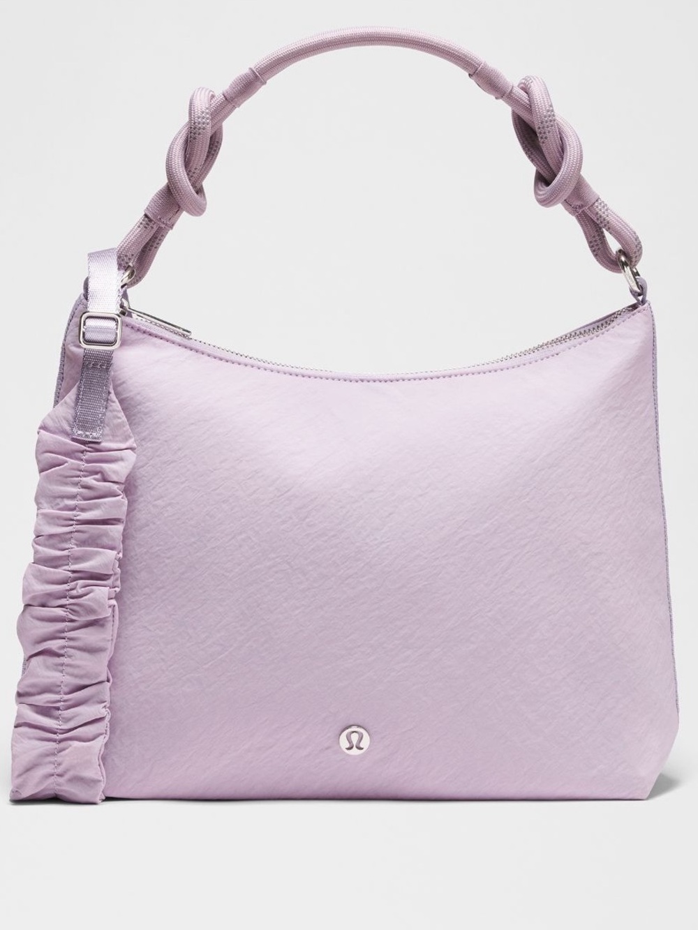 lululemon athletica Lilac Hobo Bag Convertible Ruched Crossbody 6.5 L